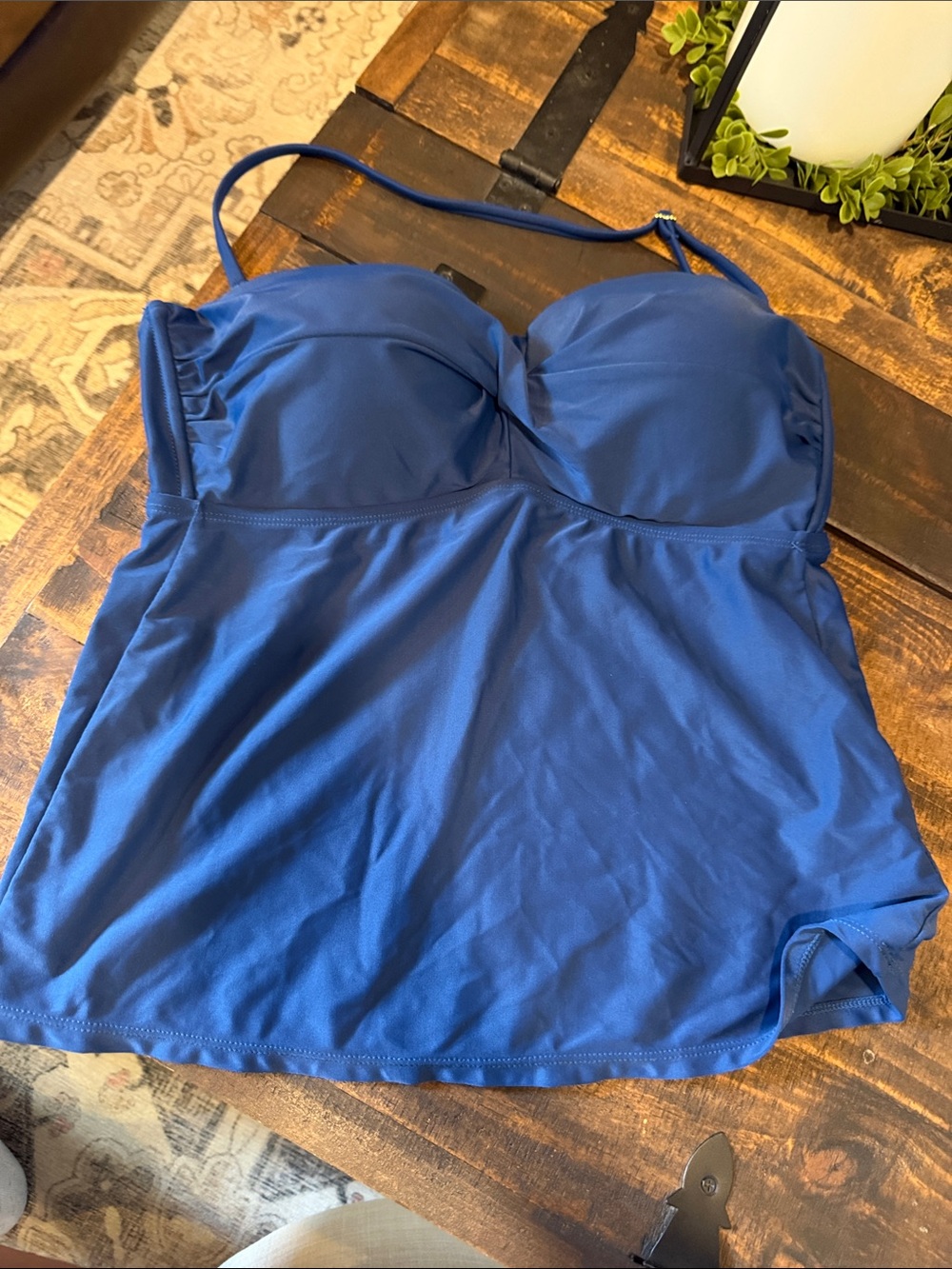 Catalina Royal Blue Tankini Swim Top